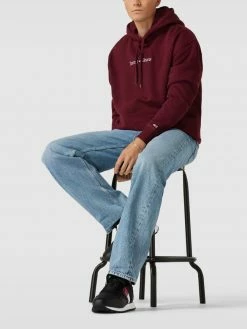 Neu ? Tommy ? Jeans ? Sneaker Mit Label-Details Modell 'Retro' - Schwarz ?