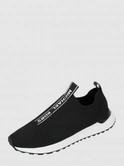 Bestes Angebot ? Michael Kors Slip-on-Sneaker Aus Textil Modell 'Miles' - Schwarz ❤️