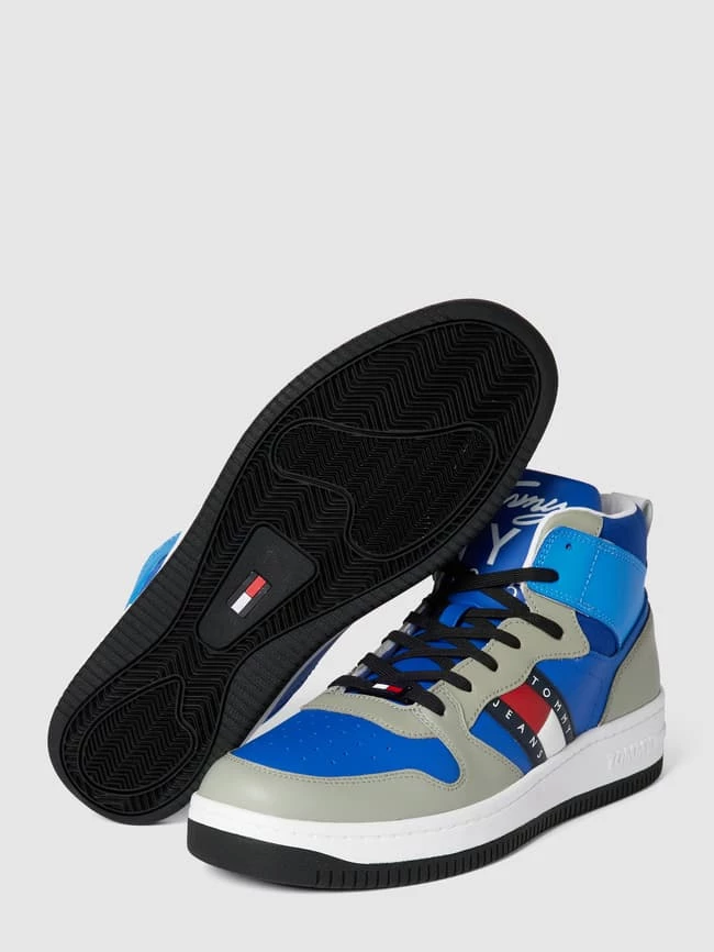 Top 10 ? Tommy ? Jeans High Top ? Sneaker Im Colour-Blocking-Design - Blau ? – Bild 4