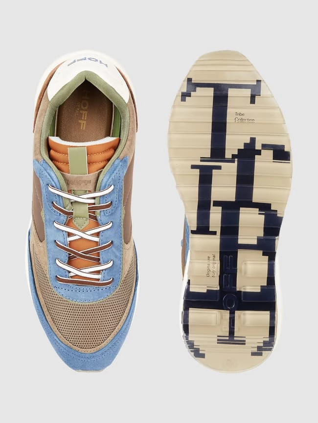 Blitzangebot ? HOFF ? Sneaker Aus Leder Und Textil Modell 'Nepal' - Blau ? – Bild 4