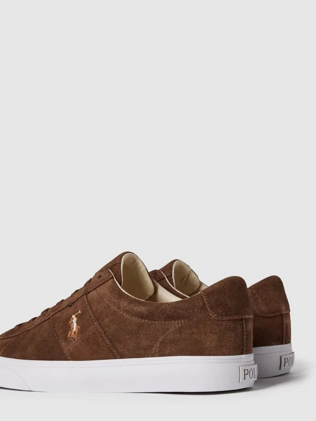 Budget ? Polo Ralph Lauren ? Sneaker Mit Label-Print Modell 'SAYER' - Mittelbraun ? – Bild 3