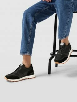 Besorgen ? Guess ? Sneaker Mit Label-Print Modell 'Varese' - Schwarz ⭐