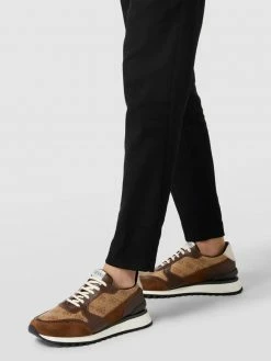 Am billigsten ? Guess ? Sneaker Mit Logo-Muster - Hellbraun ?