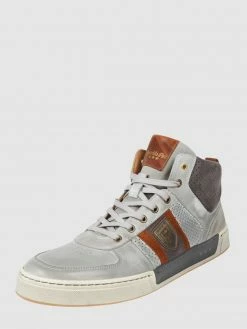 Budget ? Pantofola DOro High Top ? Sneaker Aus Leder Modell 'Frederico' - Hellgrau ?