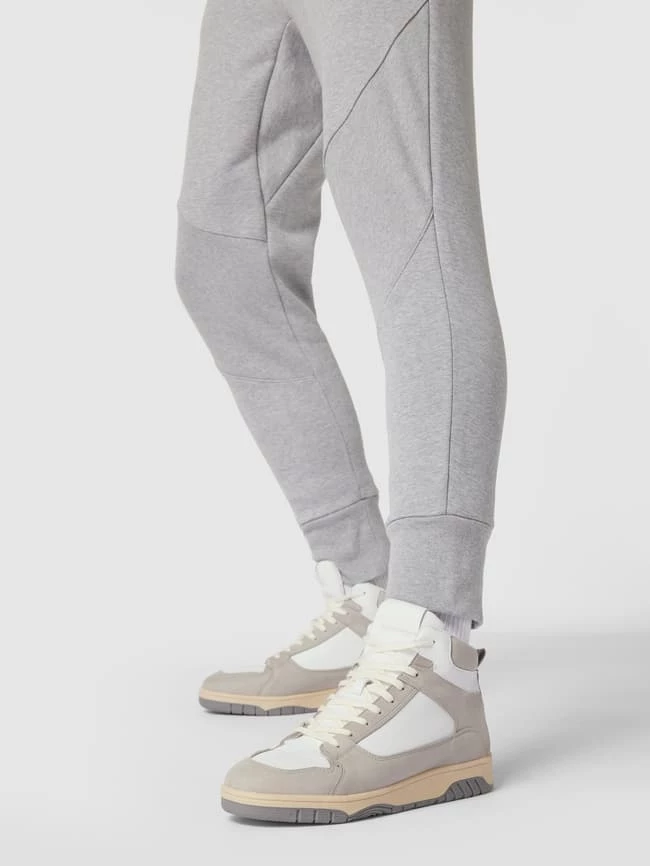 Billig ? REVIEW High Top ? Sneaker Mit Kontrastbesatz - Hellgrau ?