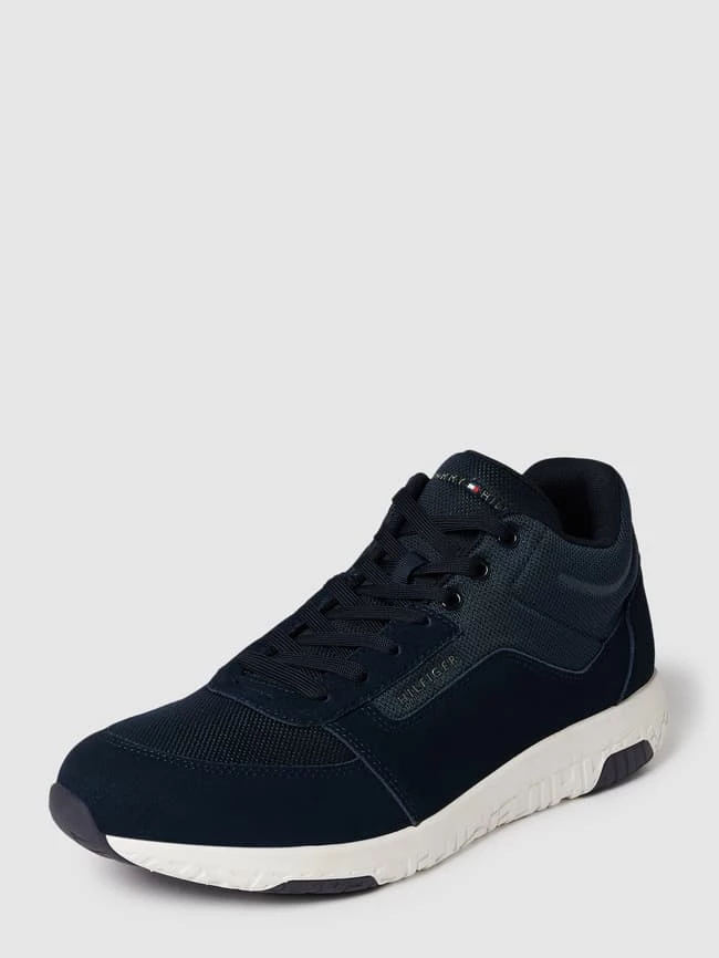 Bestes Angebot ? Tommy Hilfiger ? Sneaker Mit Label-Detail Modell 'LIGHTWEIGHT RUNNER MIX' - Dunkelblau ? – Bild 2