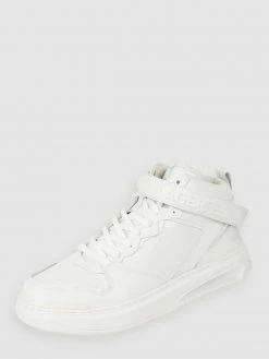 Auslauf ? Karl Lagerfeld High Top ? Sneaker Aus Leder Modell 'Elektro' - Weiß ?