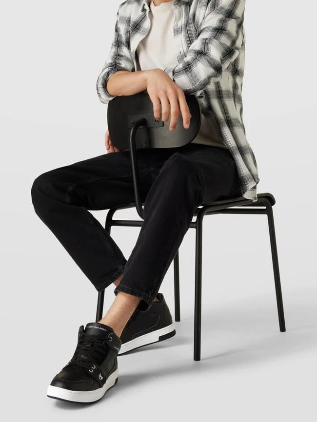 Rabatt ? Calvin Klein ? Jeans High Top ? Sneaker Mit Label-Detail Modell 'CUPSOLE LACEUP BASKET' - Schwarz ?