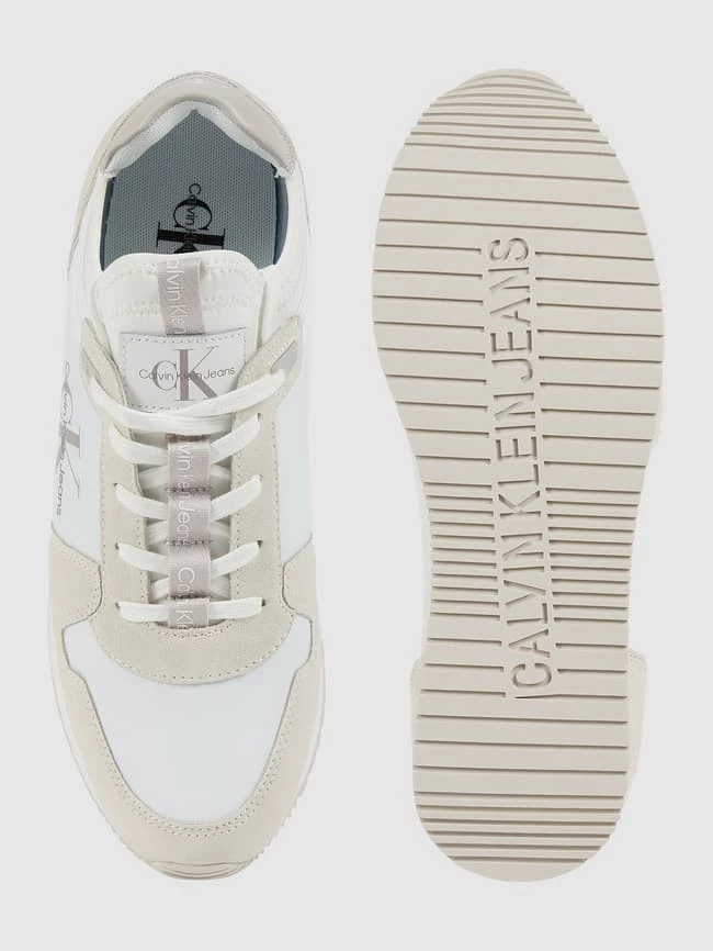 Coupon ? Calvin Klein ? Jeans ? Sneaker Aus Leder Und Textil - Weiß ? – Bild 4